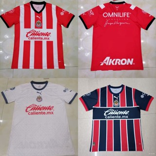 เสื้อกีฬาแขนสั้น ลายทีมชาติฟุตบอล Chivas 2022-23 ชุดเหย้า