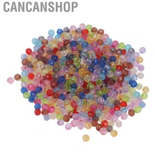 Cancanshop Acrylic Round Beads  Loose Beads for DIY Jewelry Making