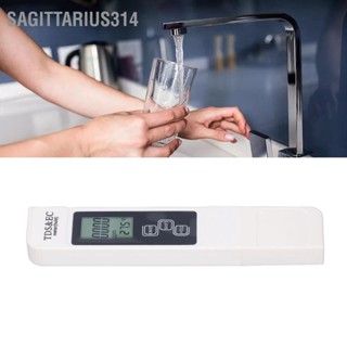 Sagittarius314 TDS Meter เครื่องวัดคุณภาพน้ำแบบดิจิตอลแบบพกพา 3 in 1 ชุดทดสอบอุณหภูมิ EC ความแม่นยำสูง