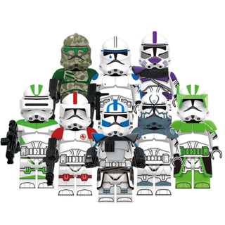 ฟิกเกอร์ Star ARC Wolfpack Clone Trooper Comet Echo Platoon Tup ขนาดเล็ก ของเล่นสําหรับเด็ก