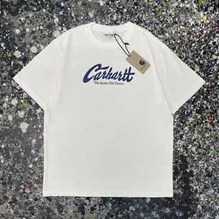 CARHARTT เสื้อยืด แขนสั้น พิมพ์ลายโลโก้ MONOGRAM แนวเทรนดี้ สําหรับรถยนต์