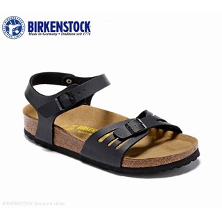 【Original】Birkenstock Bali womens shoes classic cork black matt sandals 34-41