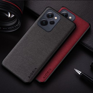 เคสโทรศัพท์มือถือหนัง น้ําหนักเบา ทนทาน สีพื้น สําหรับ Xiaomi poco x5 Pro poco x5