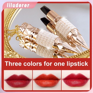 Queen S Scepter Lipstick Three In One ลิปสติก Tricolor Lipstickslipper สำหรับผู้หญิง HO