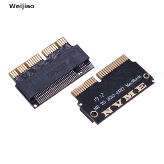 Weijiao% อะแดปเตอร์ M2 SSD NVME สําหรับ MacBook AIR A1465 A1466 MacBook Pro A1398 A1502 TH