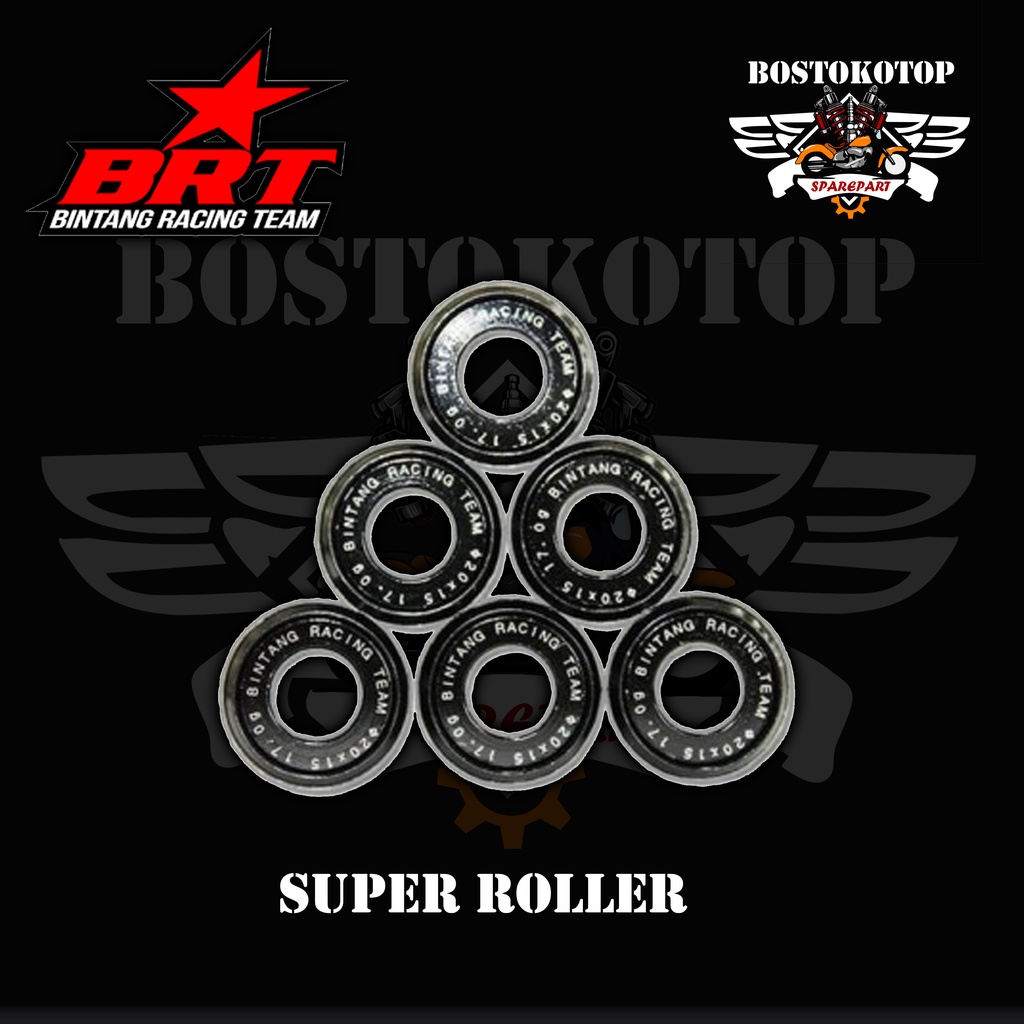 BRT Super Roller ชุด 6 Mio Mio J Mio GT Fino Nouvo Z Soul GT XRIDE 110 15MM ขนาด 7 8 9 10 กรัม Origi