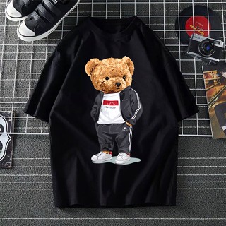 BEST SELLER LOVE YOURSELF TEDDY BEAR TSHIRT WOMEN MEN BAJU T SHIRT PEREMPUAN LELAKI T-SHIRT COTTON LENGAN PENDEK WA_02