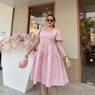 Lady M | lovely dress เดรสสาวอวบเกาหลี เดรสสาวplus size