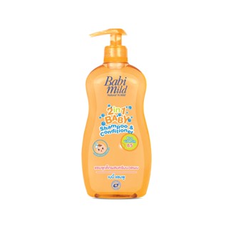 เบบี้มายด์มอยเจอร์แชมพูหัวปั้ม 400มลBABI MILD BABY SHAMPOO MOISTURIZING 400