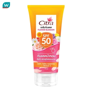 Citra ซิตร้า เซรั่ม กันแดด ฟลาวเวอร์ บลอสซั่ม SPF50 PA++++ 170 มล.เซรั่มกันแดด เซรั่มโลชั่น