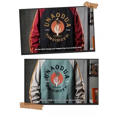 【ส่งจากไทย จัดส่งเร็ว】◆ เสื้อแจ็คเก็ตลำลองผู้ชาย ดีไซน์สีไล่เฉด เบา ระบายอากาศ สไตล์เดียวกับเดอะสตาร์