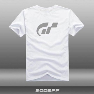 เสื้อยืดผู้ชาย เสื้อยืดแขนสั้นพิมพ์ลาย Sony PS4 Racing Game GT Racing 7 GT สําหรับผู้ชาย