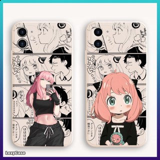 เคสโทรศัพท์มือถือ ซิลิโคนนุ่ม ลายอะนิเมะ Anya Forger Spy X Family SM094 สําหรับ Iphone 6 6S 7 8 X XR XS MAX 11 12 13 Pro MAX 14 Plus