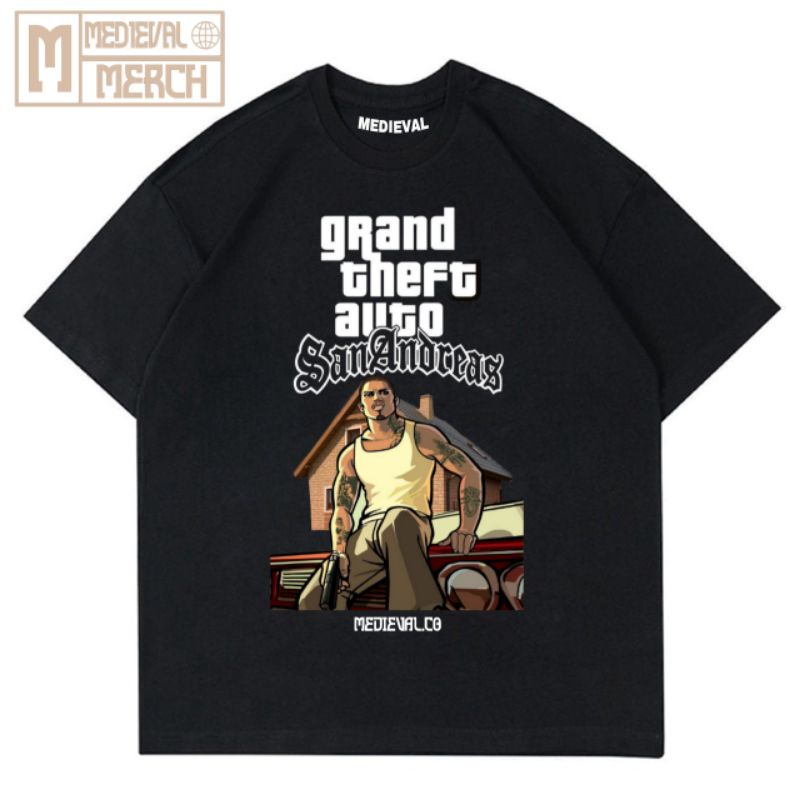 Gta SAN ANDREAS VINTAGE T-Shirt - NOSTALGIA TSHIRT GRAND THEFT AUTO SANANDREAS - RAP TEE RAPPER GAME<Unk> -_07