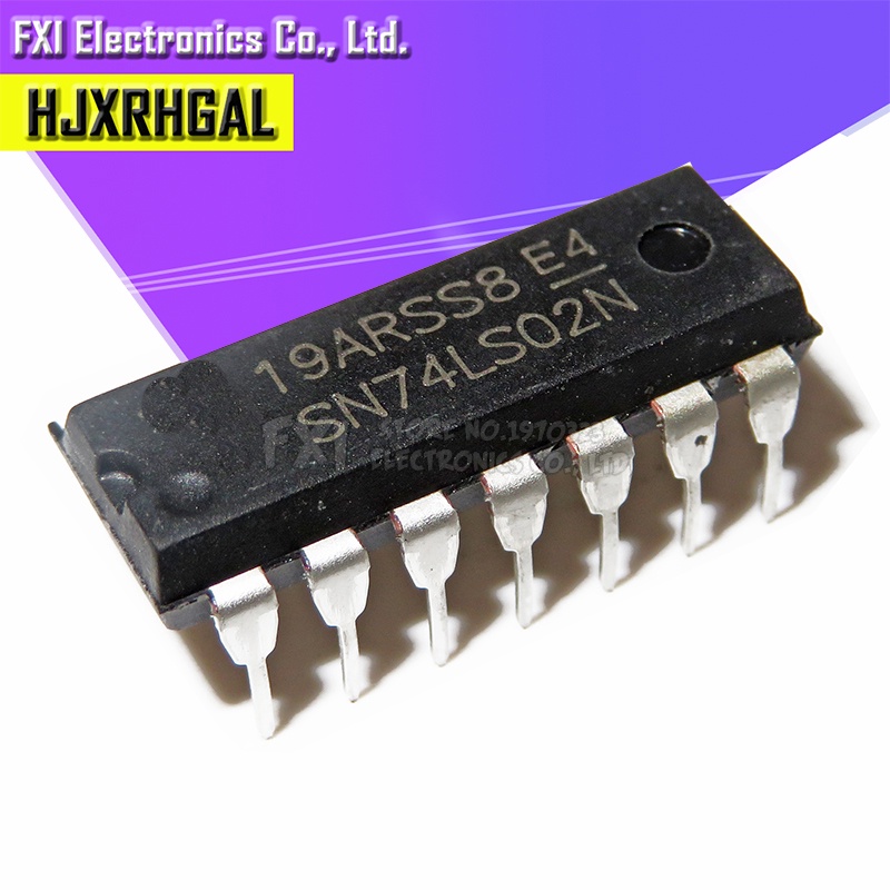 100PCS HD74LS02P HD74LS02 DIP14 DIP SN74LS02N 74LS อินไลน์