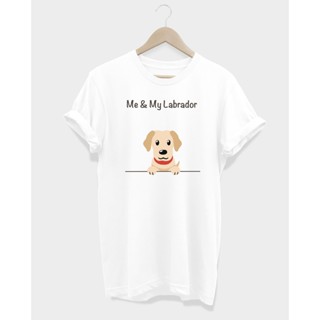 เสื้อยืดลายหมาลาบราดอร์ Me &amp; My Labrador_01