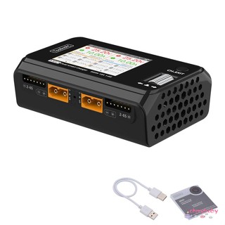 Toolkitrc M6D 250Wx2 15A Dual Channel Mini Smart Charger Discharger Rc อะไหล่ [V/14]