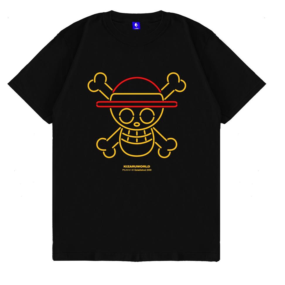 ส่งทันที เสื้อยืดอนิเมะ KIZARU One Piece S LOGO