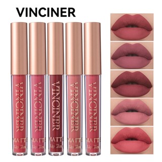 VINCINER Kiss Lipstick ใหม่ล่าสุด lameila ลิปกำมะหยี่ ลิปซอฟท์แมท สไตล์สาวเกาหลี แพ็คเกจน่ารัก