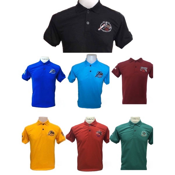 เสื้อโปโล แขนสั้น ลาย Glock