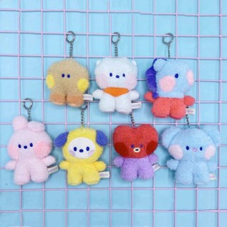 Kpop BT21 BTS ตุ๊กตานุ่ม ยาว พวงกุญแจ จี้ TATA COOKY CHIMMY KOYA SHOOKY MANG RJ