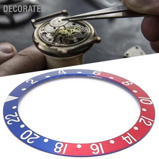 Decorated อลูมิเนียมนาฬิกา Bezel Ring กลไกป้องกันนาฬิกา Scale Watch Replacement Parts