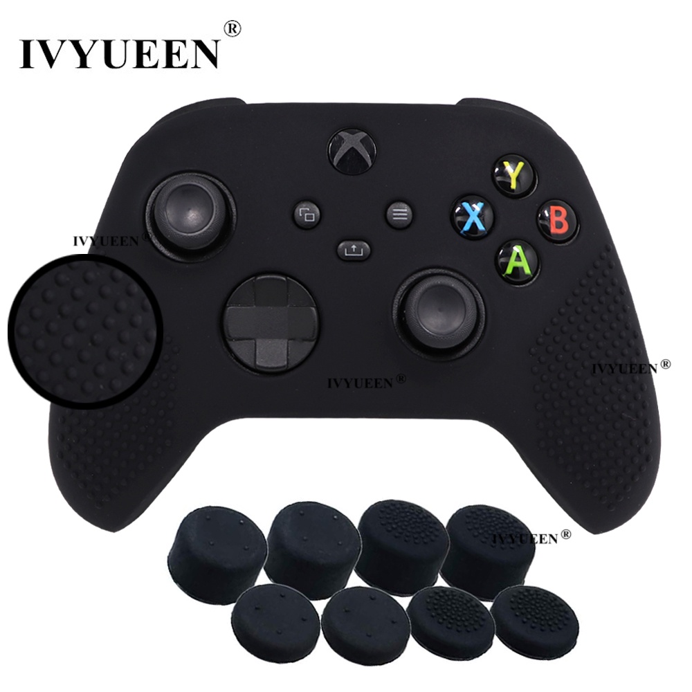 Ivyueen เคสซิลิโคนเจล พร้อมปุ่มกด 8 ชิ้น สําหรับจอย XBox Series X S XSX XSS