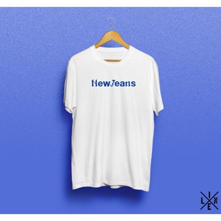 (ขายส่งได้)เสื้อยืดผ้าฝ้ายพิมพ์ลายคลาสสิก เสื้อยืด ลาย Xline Distro NewJeans