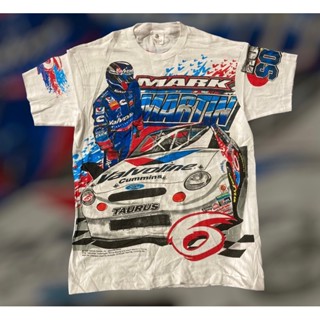 Ovp NASCAR MARK MARTIN เสื้อยืดลําลอง แขนสั้น คอกลม ผ้าไมโครไฟเบอร์ ลาย Baju Jersi Jersey Sublimation