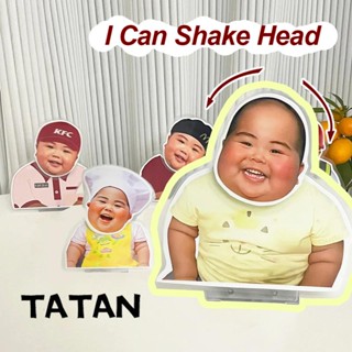 【Tatan】หัวเขย่าอิเล็กทริกอะคริลิค แนวตลก สําหรับตกแต่งภายในรถยนต์ สํานักงาน ของขวัญ