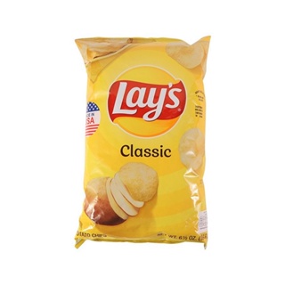 เลย์มันฝรั่งแผ่นเรียบรสคลาสสิค LAYS 184.2 ก.CLASSIC POTATO CHIPS184.2G.