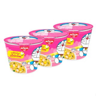 นิสชินมินิคัพรสไก่ผสมข้าวโพด CUP 40ก.X3NISSIN MINICHICKEN WITH CORN40G.X3