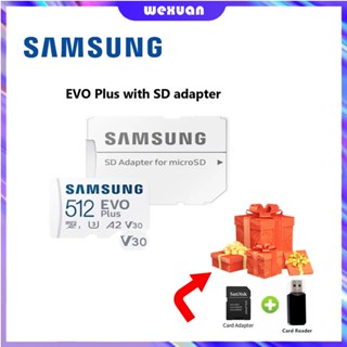 Samsung การ์ดหน่วยความจํา Micro SD 100MB/s การ์ด TF Class10 MicroSD 32GB 64GB 128GB สําหรับโทรศัพท์มือถือ oppo vivo drone