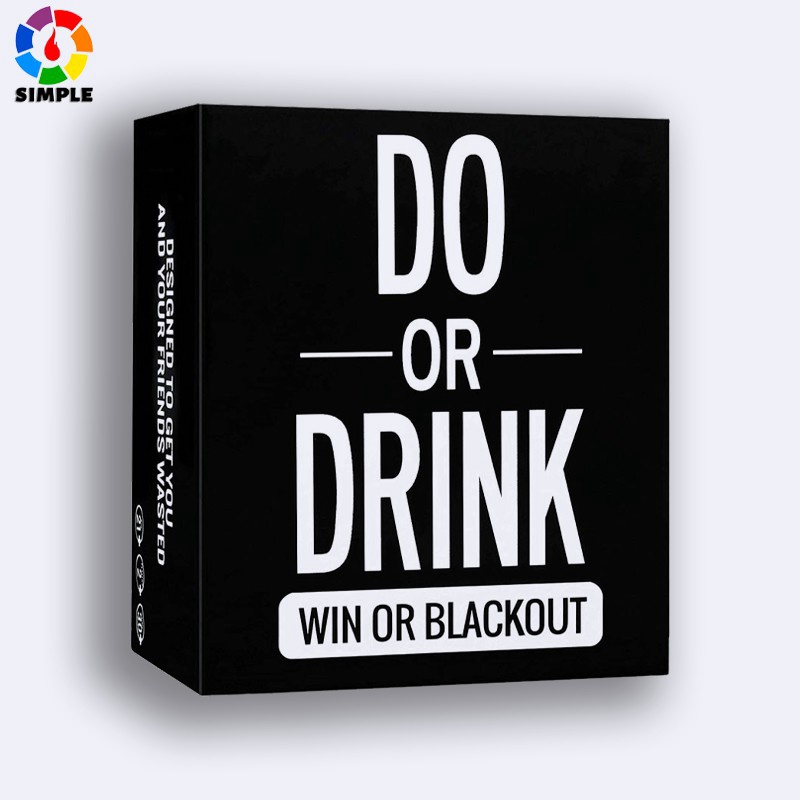 Do or Drink - Party Card Game - for College, Camping,  Parties - Funny for Men & Women