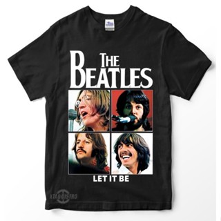 เสื้อยืด พิมพ์ลาย the beatles 7-LET IT BE Premium