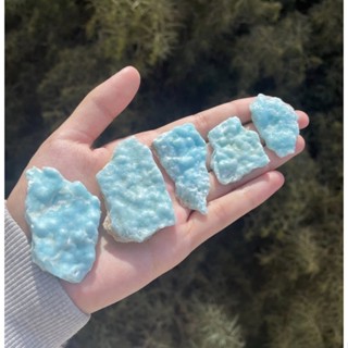 1 Pc Genuine Blue Aragonite 3-4 cm Stone Rough Stone / Top High Quality Rough Stone / Raw Stone For Healing Chakra