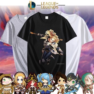 เสื้อยืด League of Legends เสื้อคนอ้วน เสื้อยืดถูกๆ น่ารัก เสื้อยืดcotton เสื้อยืดแขนสั้น เสื้อคู่รัก_03