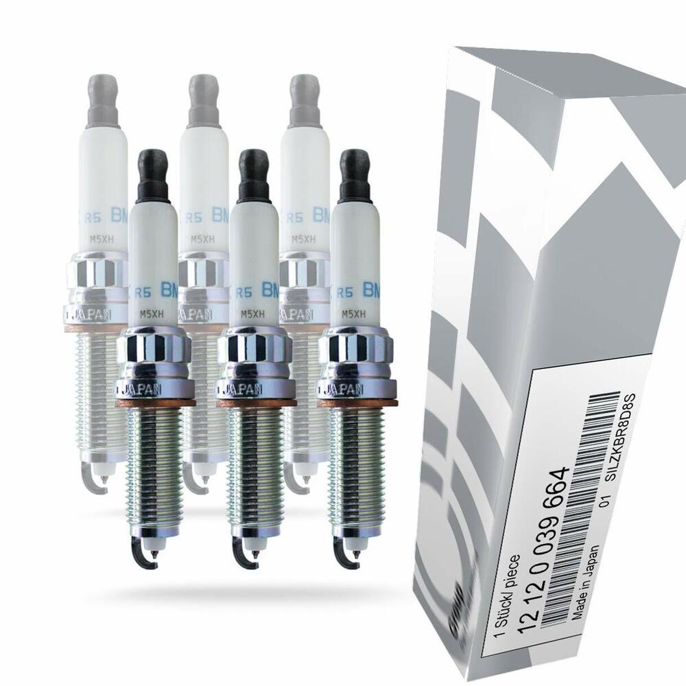 6PC IRIDIUM SPARK PLUGS SILZKBR8D8S (97506) สําหรับ BMW F20 F21 F30 F35 NGK 12120039664 12120037581