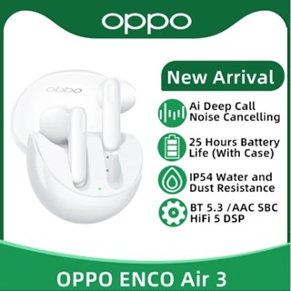 ใหม่ OPPO ENCO Air 3 TWS หูฟังบลูทูธไร้สาย AI ตัดเสียงรบกวน สําหรับ OPPO Reno 8Pro