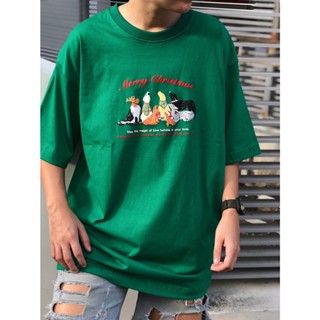 เสื้อ Oversize ลาย Chrismas น้องหมาS-5XL