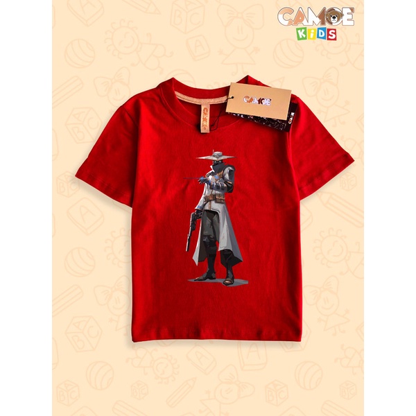 KIDS Gaming Valorant Agent Cypher Art เสื้อยืด