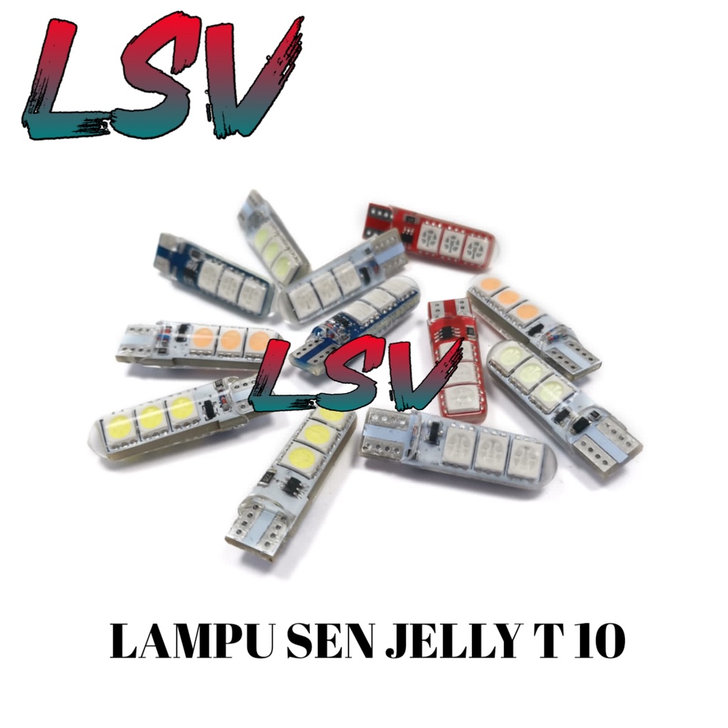 MATA T10 LED 6-Eye 6-Point LED Jelly ไฟเลี้ยวแฟลช