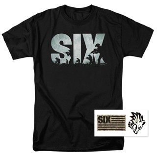 Sanc6 [พร้อมส่ง] เสื้อยืดแขนสั้นลําลอง ผ้าฝ้าย 100% พิมพ์ลาย Six Wolf Tv Show Seal Team History Drama Amp; พลัสไซซ์ ของข