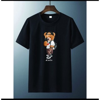 PRIA Mens T-Shirt PE DIGITAL Screen Printing TEDDY BEAR SELFIE_02