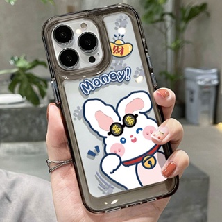 เคสโทรศัพท์มือถือ ลายกระต่ายนําโชค สําหรับ iphone 6 6s 7 8 Plus X XS Max SE 6plus 6splus 7plus 8plus xsmax 11 12 13 14 Pro Max Plus