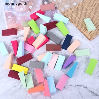 Monnygo พัฟฟองน้ําแต่งหน้า ทรงสามเหลี่ยม แบบนิ่ม 50 ชิ้น TH