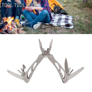 Tool คีมอเนกประสงค์ 11 in 1 6in Multitool สแตนเลสมืออาชีพพับได้สำหรับการตั้งแคมป์กลางแจ้ง