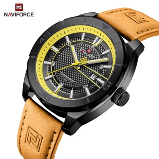 Naviforce 9209 นาฬิกาข้อมือสปอร์ตลําลอง เรืองแสง กันน้ํา สําหรับผู้ชาย