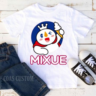 Mixue เสื้อยืด พิมพ์ลายชื่อ free To Print สําหรับเด็ก