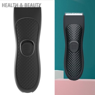  Health &amp; beauty เครื่องกำจัดขนไฟฟ้ากันน้ำเสียงรบกวนต่ำผมกรูมมิ่งทริมเมอร์สำหรับผู้ชายผู้หญิงสีดำ